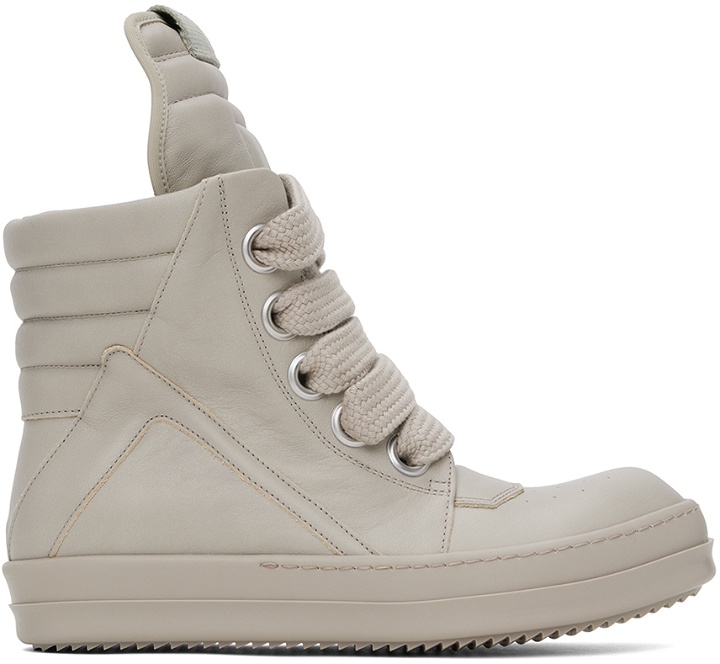 Photo: Rick Owens Off-White Jumbo Laced Geobasket Sneakers