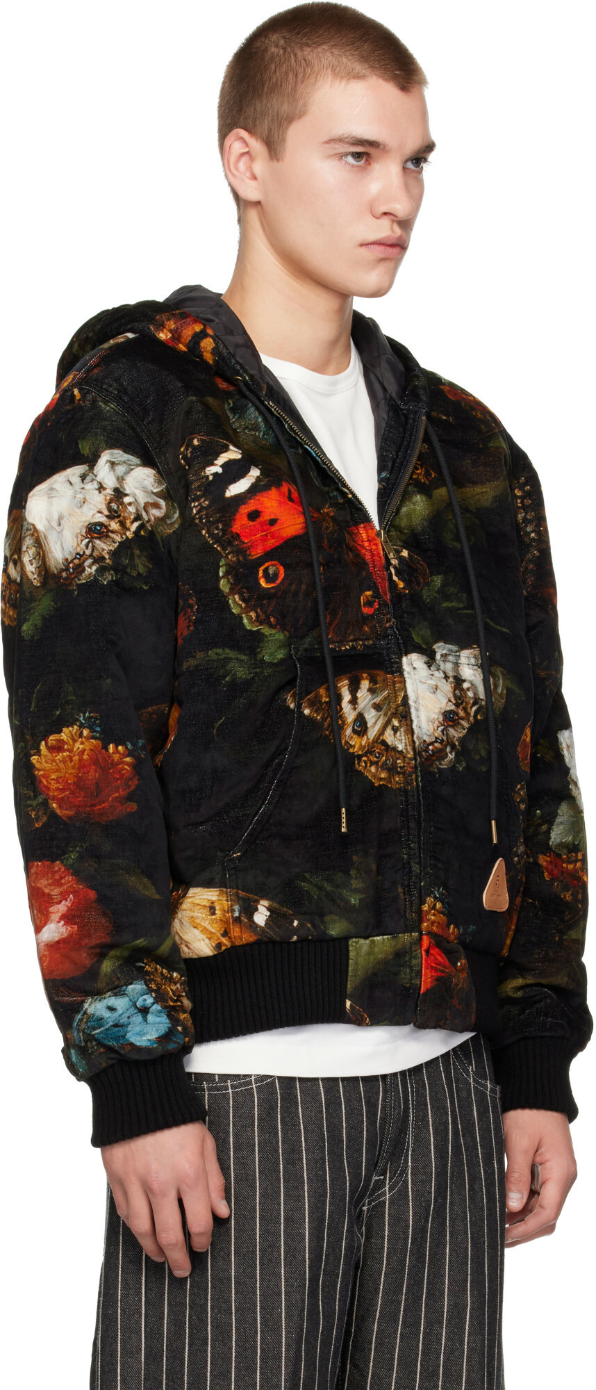 R13 Black Relaxed Workwear Jacket