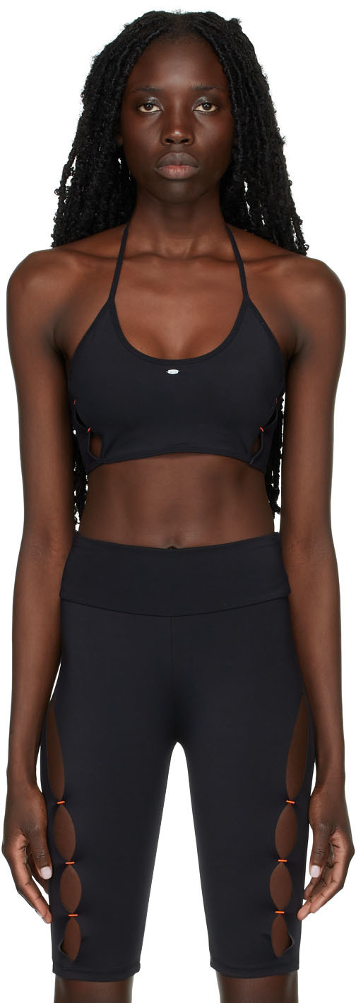 Rui SSENSE Exclusive Black Cut-Out Sport Bra Rui