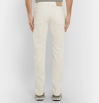 Brioni - Slim-Fit Stretch-Denim Jeans - Men - Off-white