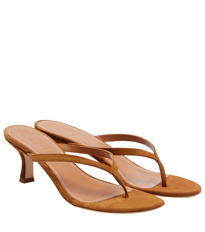 Photo: Staud Freja suede thong sandals