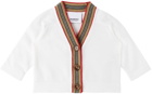 Burberry Baby Off-White Ginny Cardigan