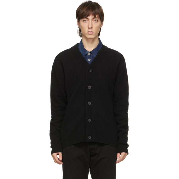 Photo: PS by Paul Smith Black Merino Wool Cardigan