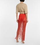 Dion Lee - Fishnet maxi skirt