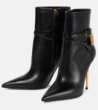 Tom Ford - Padlock leather ankle boots