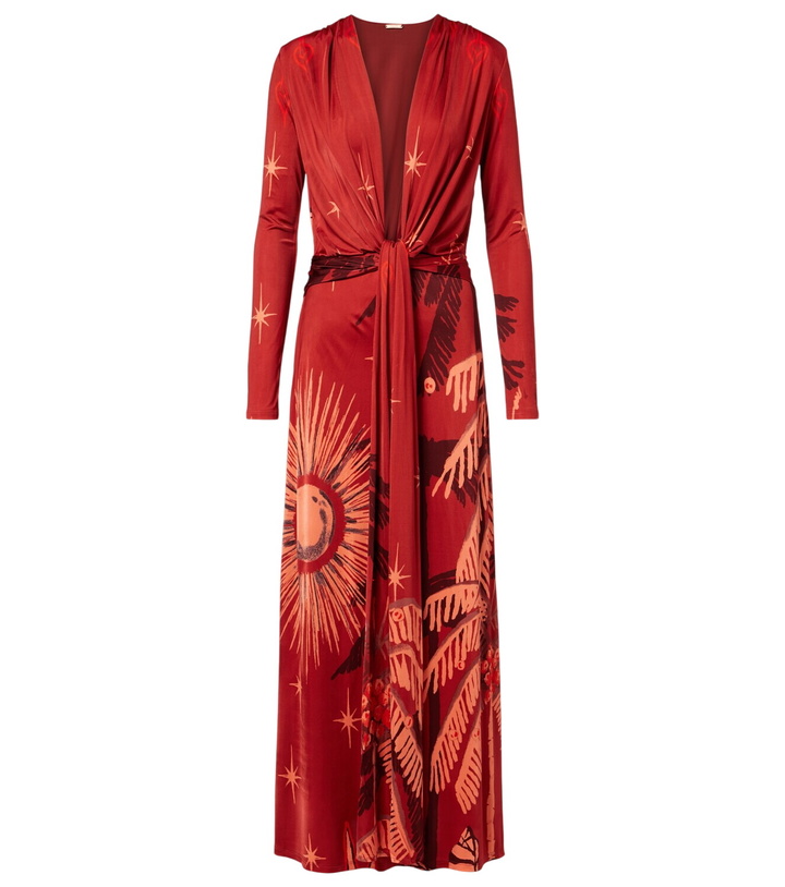 Photo: Johanna Ortiz Printed midi dress