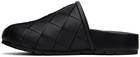 Bottega Veneta Black Reggie Mules