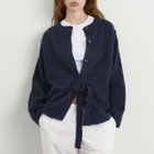 Deiji Studios Women's Belted Cardigan in Navy