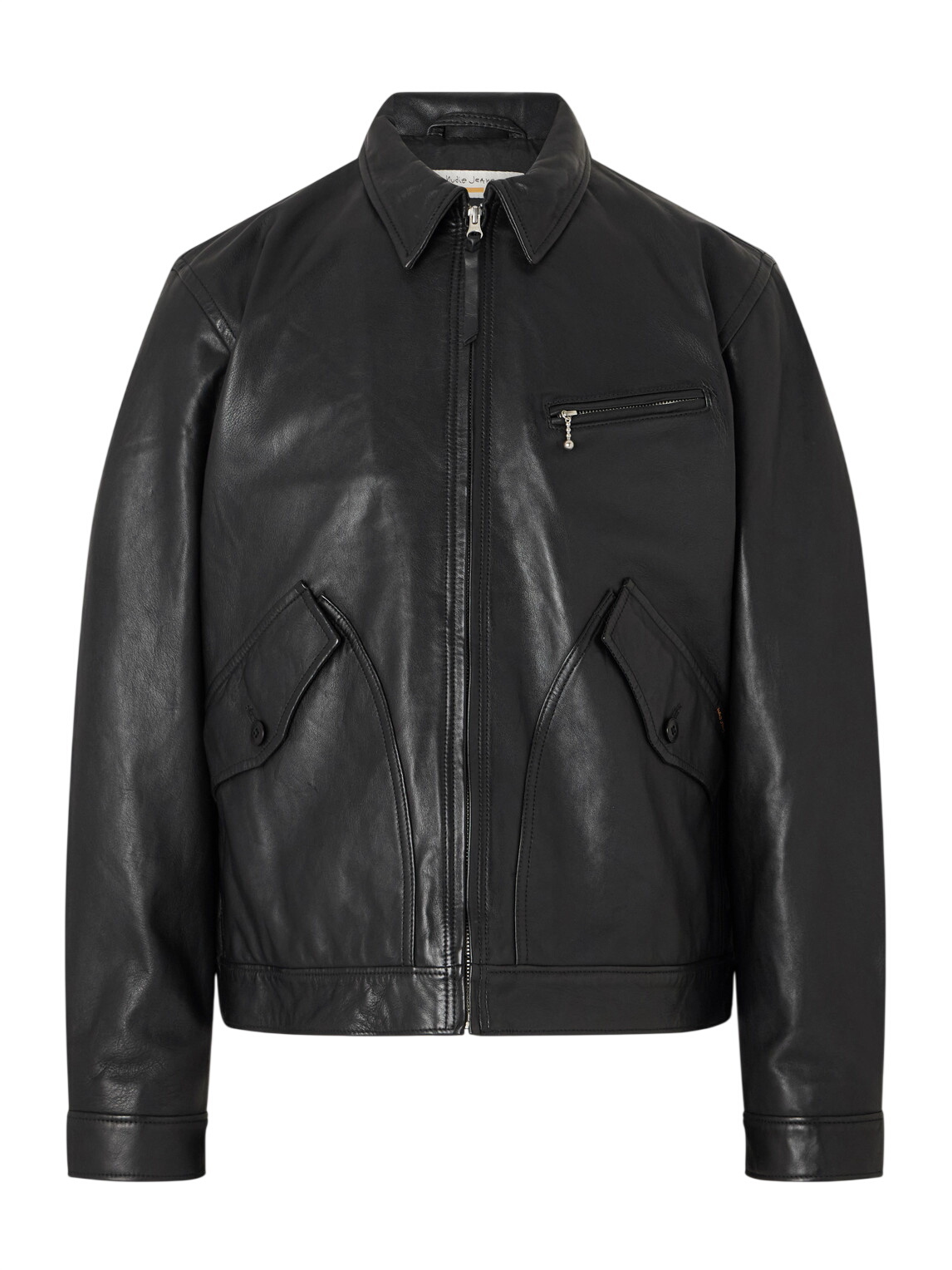 Nudie Jeans - Danny Logo-Embroidered Denim Jacket - Black Nudie