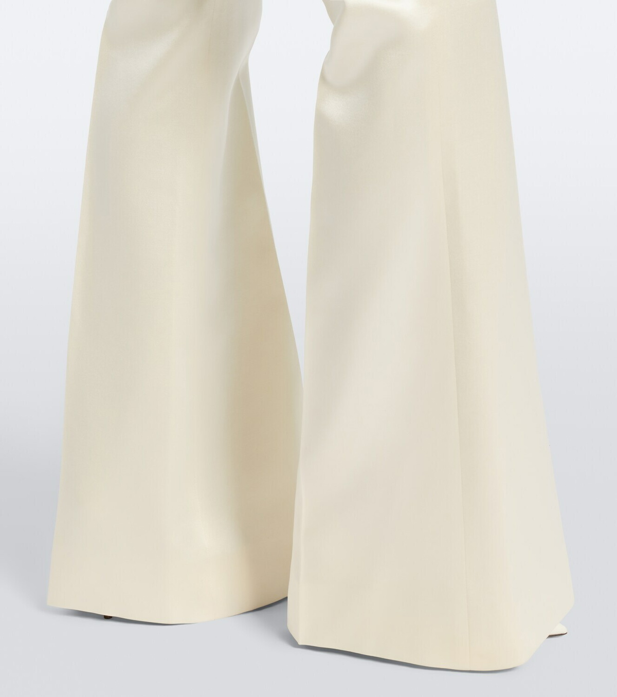 Danielle Frankel Bridal Daulton wool and silk flared pants