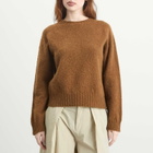 YMC Women's Jets Crew Knit Jumper in Brown
