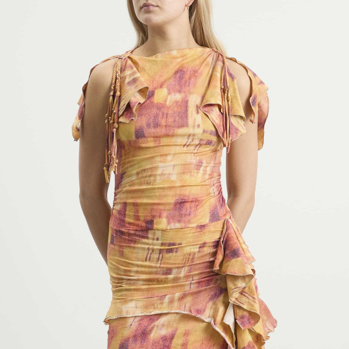 Isabel Marant Women's Janick Mini Dress in Orange