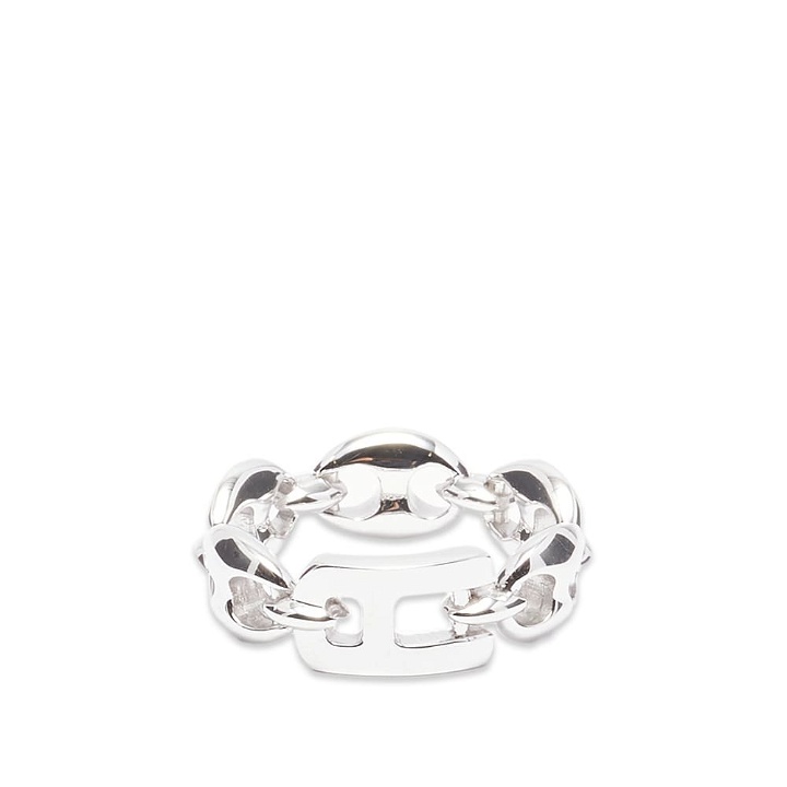Photo: Ambush Men's Armour A Link Ring in Silver