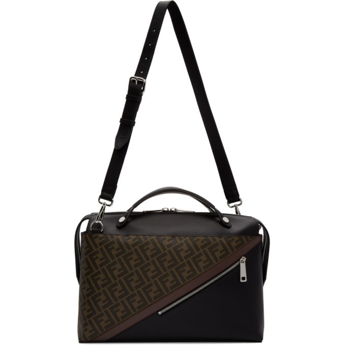Photo: Fendi Black and Brown Forever Fendi By The Way Briefcase