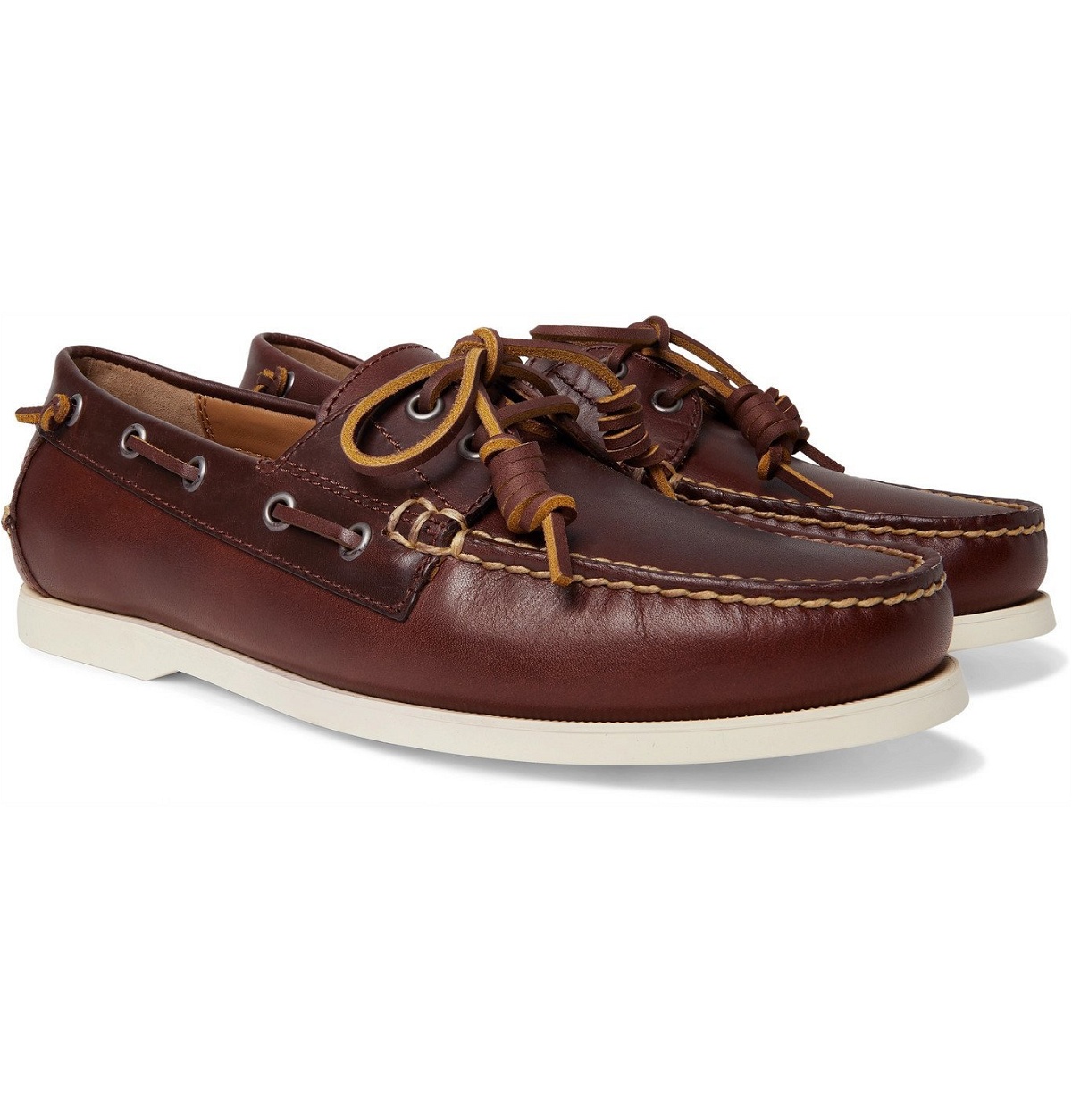 POLO RALPH LAUREN Merton Leather Boat Shoes for Men | Boat shoes, Leather boat  shoes, Boat shoes mens