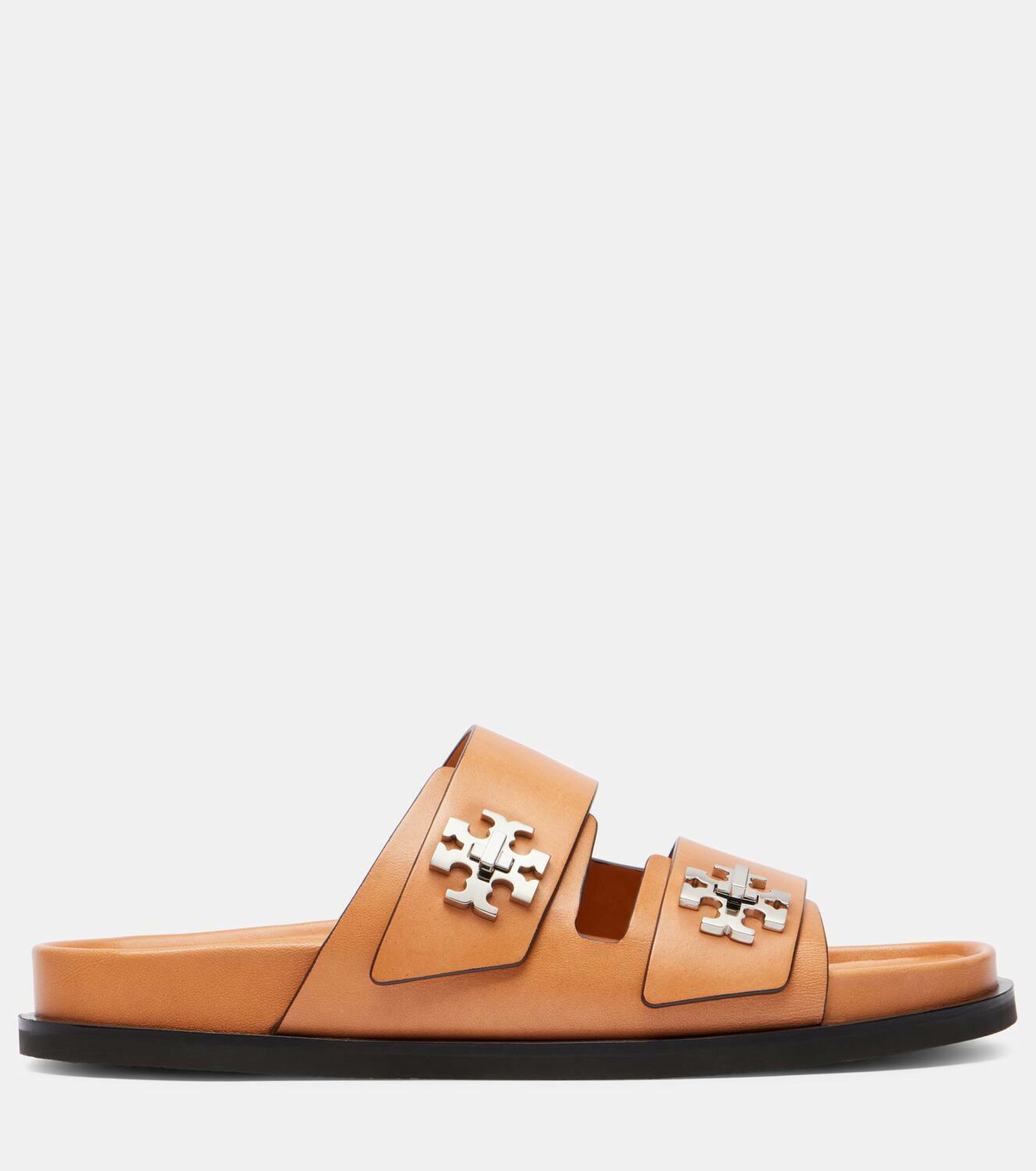 Tory Burch Turnlock leather slides