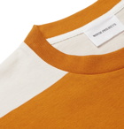 Norse Projects - Johannes Striped Cotton-Jersey T-Shirt - Orange