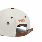 Aries Men's Column A Cap in Ecru/Brown 