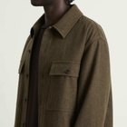 Jil Sander Men's Wool Overshirt in Teak