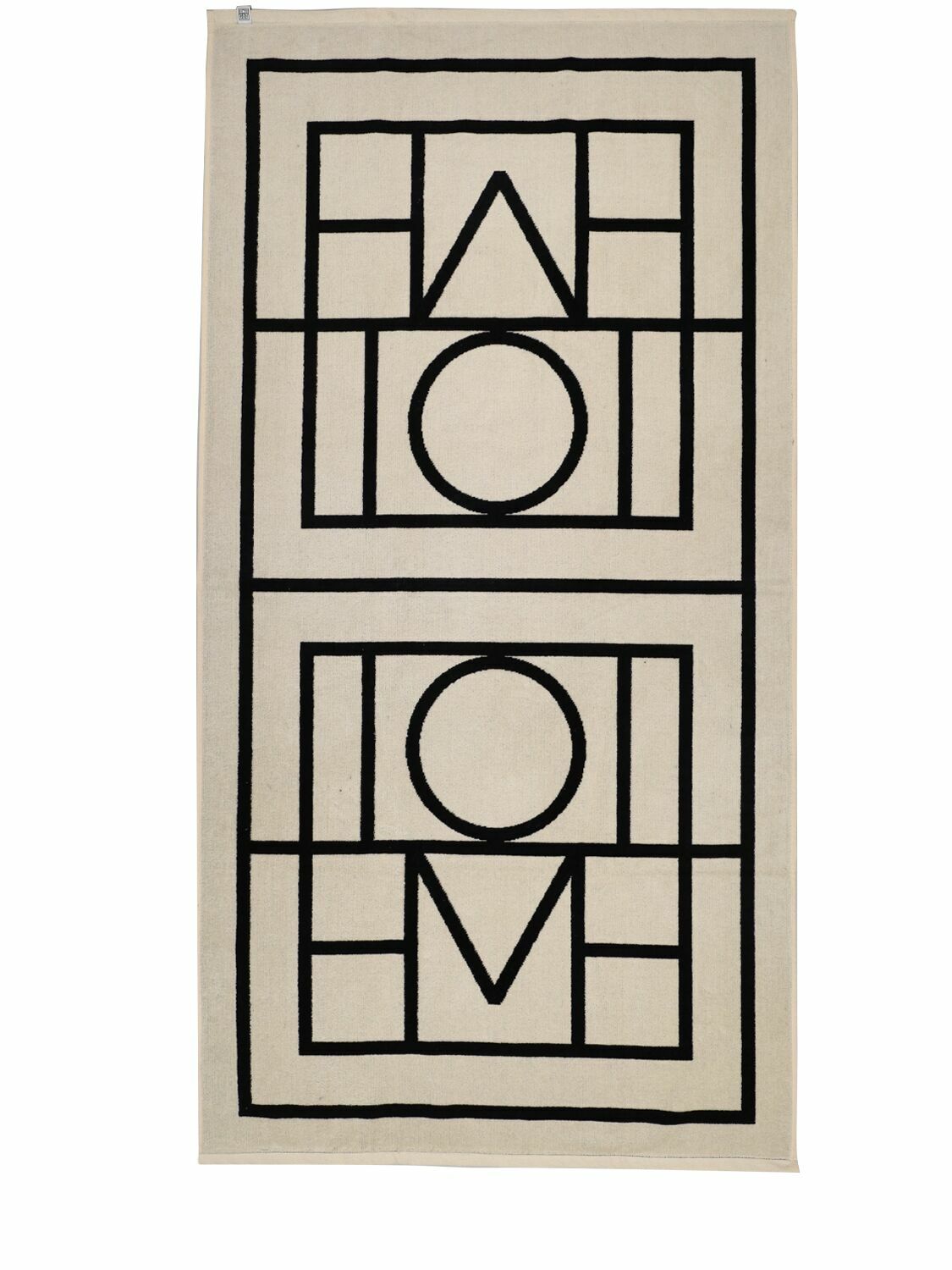 TOTEME Monogram Jacquard Beach Towel