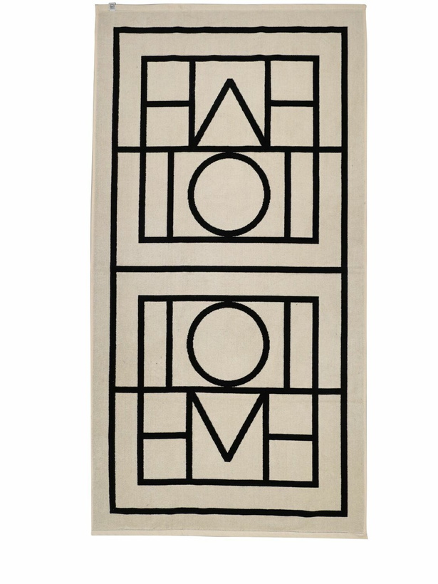 Photo: TOTEME Monogram Jacquard Beach Towel
