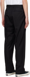 WACKO MARIA Black Pleated Trousers