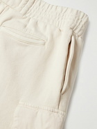 Les Tien - Straight-Leg Cotton-Jersey Drawstring Cargo Shorts - Neutrals