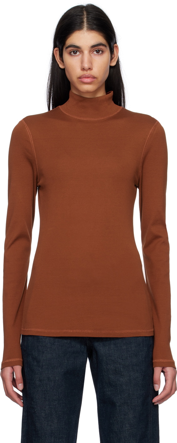 LEMAIRE Rib SS T-Shirt (Light Cream)