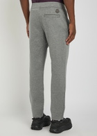 Moncler Tapered-leg Cotton-blend Sweatpants Grey