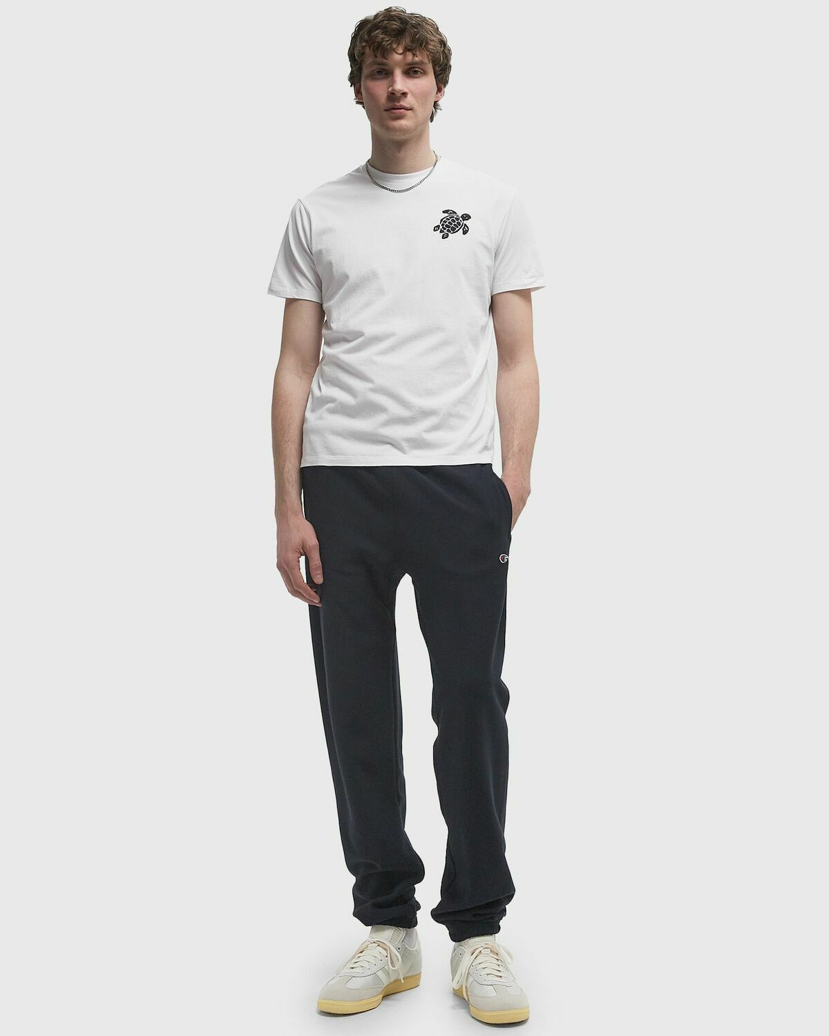 Vilebrequin PORTISOL TEE White Mens Shortsleefe