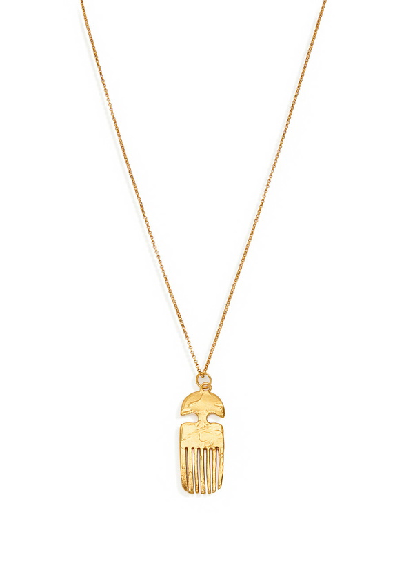 Photo: Alighieri The Vanity Comb 24kt Gold-plated Necklace - One Size