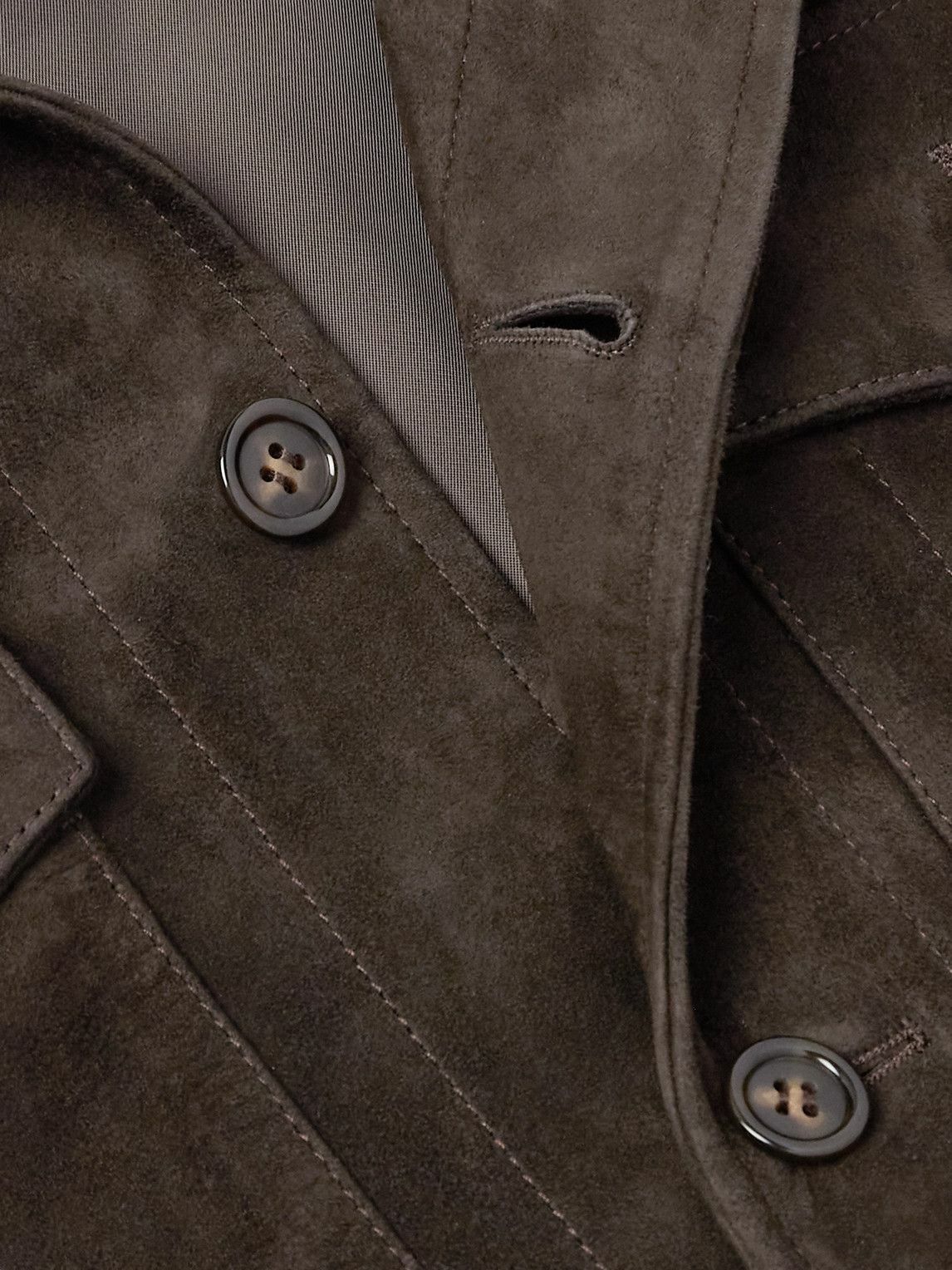 Kingsman - Suede Overshirt - Brown