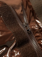 Entire Studios - Pillow Oversized Quilted Glossed Nylon-Ripstop Down Gilet - Brown