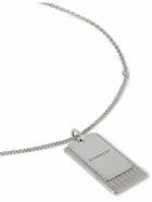 Givenchy - Logo-Engraved Silver-Tone Necklace