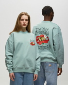 The New Originals Lazy Bee Crewneck Green - Mens - Sweatshirts