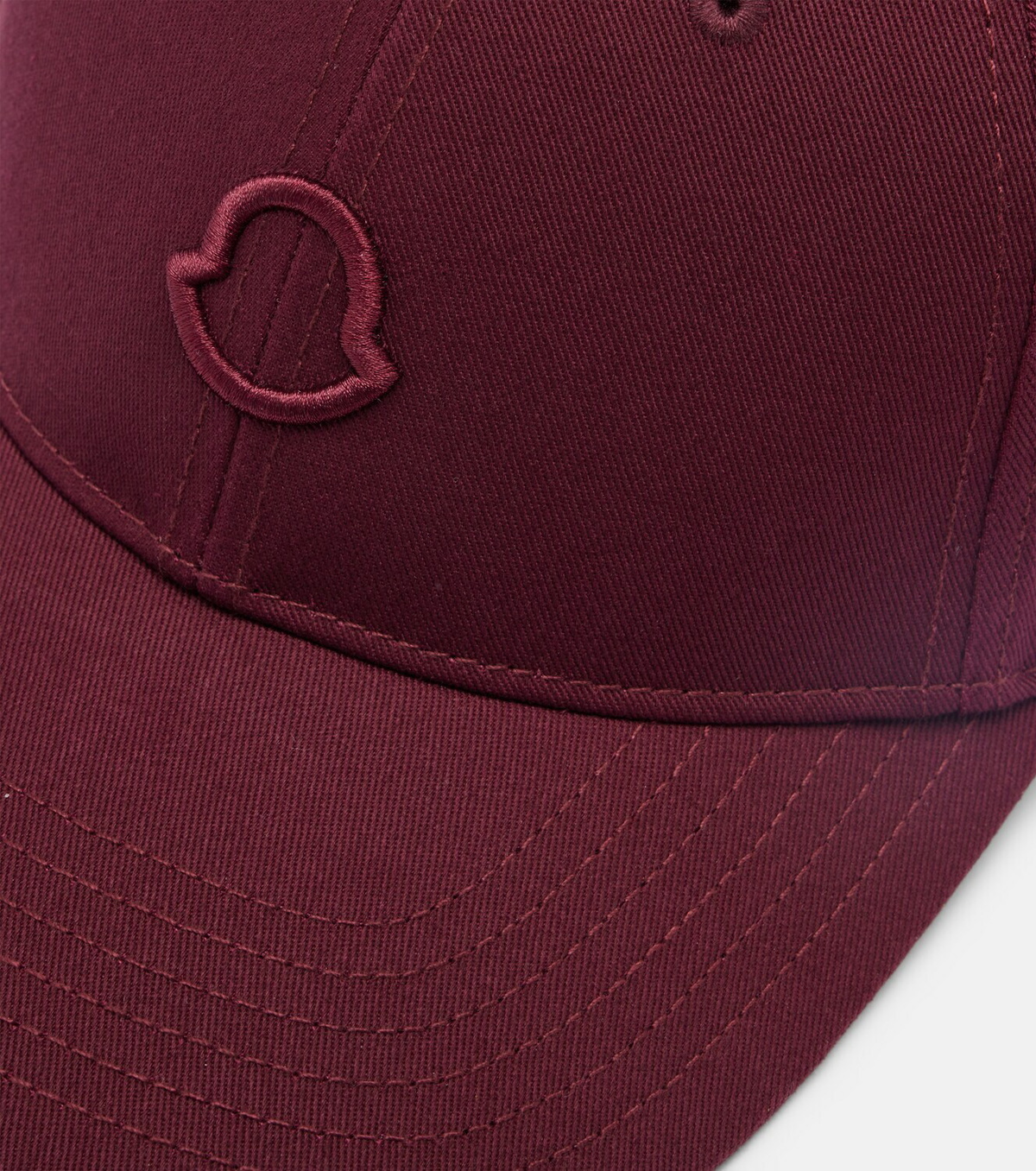 Moncler Logo cotton canvas baseball cap