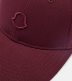 Moncler Logo cotton canvas baseball cap