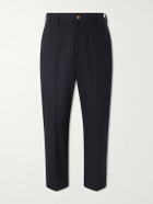 Neighborhood - Wide-Leg Twill Trousers - Black