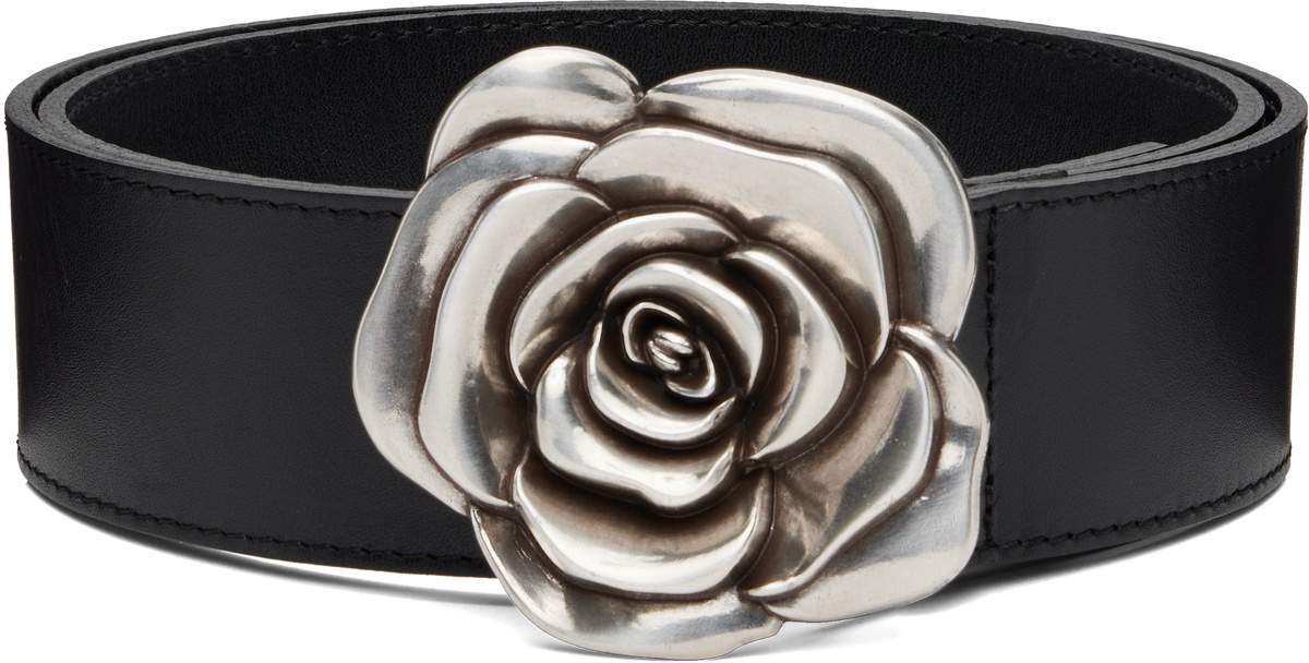 小物 ERNEST W. BAKER Rose belt ROSE BUCKLE BELT — ERNEST W. BAKER
