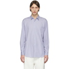 Comme des Garcons Shirt Blue Striped Poplin Shirt