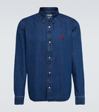 Ami Paris Ami de Cœur denim shirt