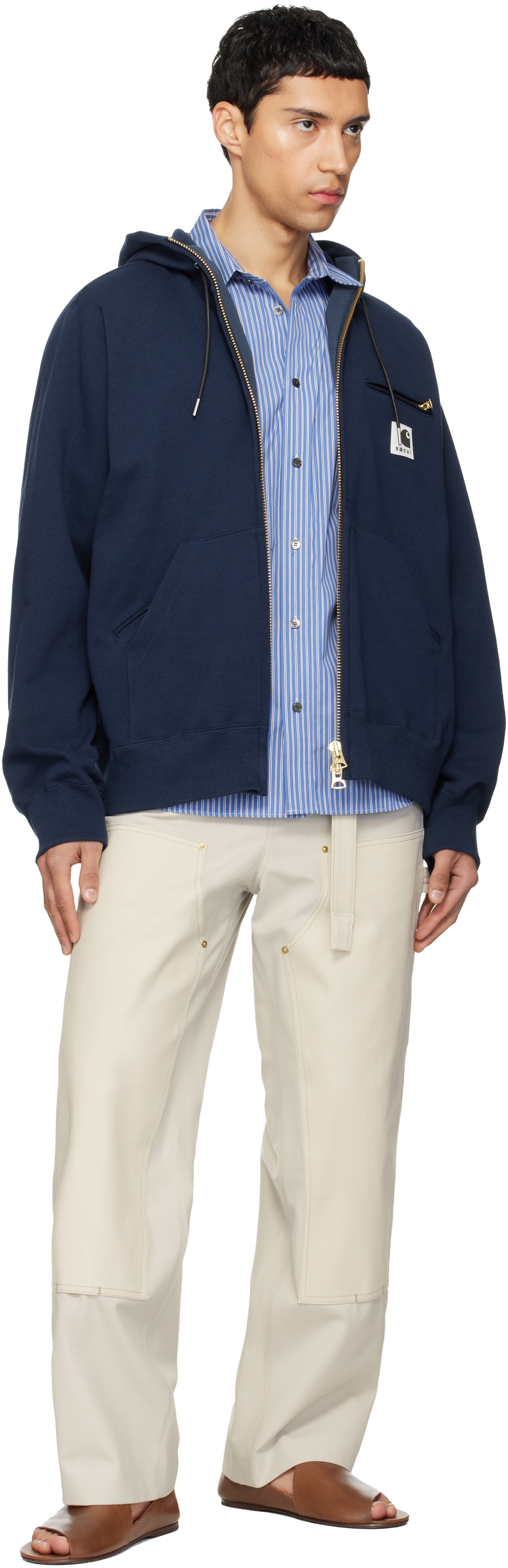 sacai Off-White Carhartt WIP Edition Duck Trousers Sacai