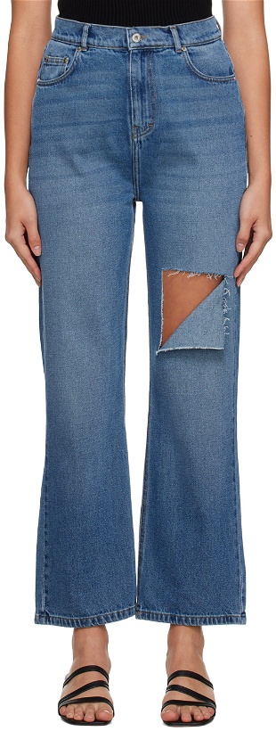 Photo: Rokh Blue Distressed Jeans