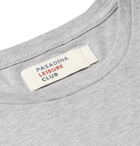 Pasadena Leisure Club - California Leisure Printed Mélange Cotton-Jersey T-Shirt - Gray
