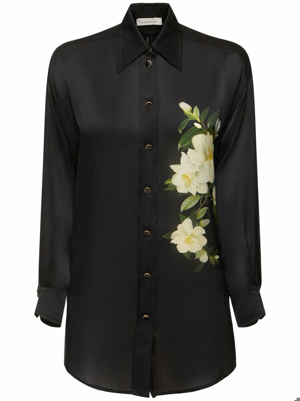 Photo: ZIMMERMANN Harmony Flower Buttoned Silk Shirt