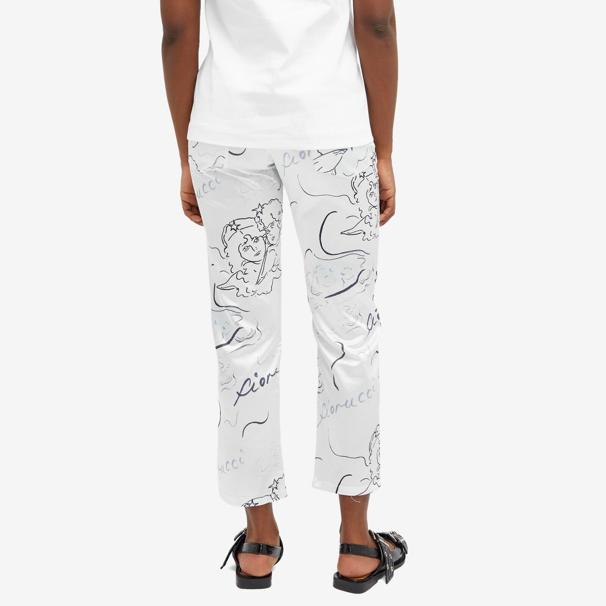 Fiorucci Women's Sketch Angel Trousers in White