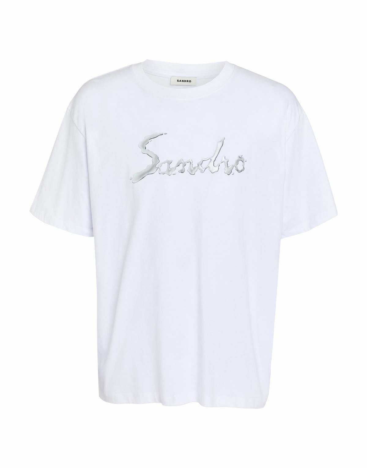 Sandro Mens T-shirt in White