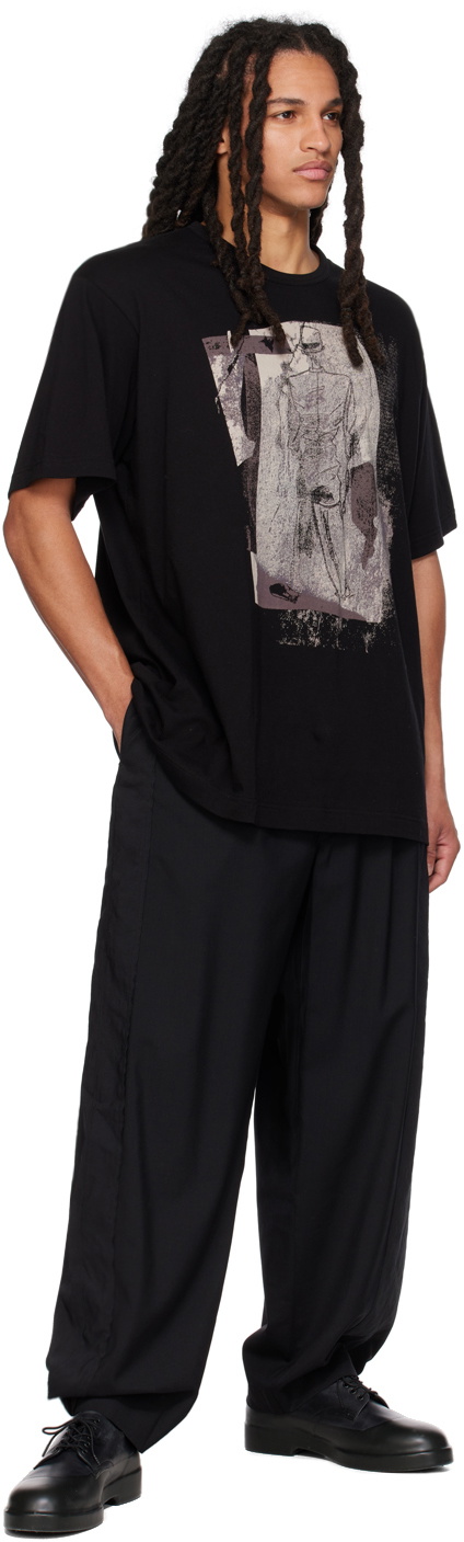 Y's Black Summer Trousers