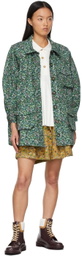 Kika Vargas Yellow Floral Eloise Shorts