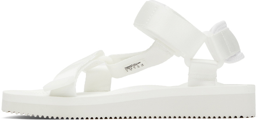 SUICOKE White DEPA-Cab Sandals